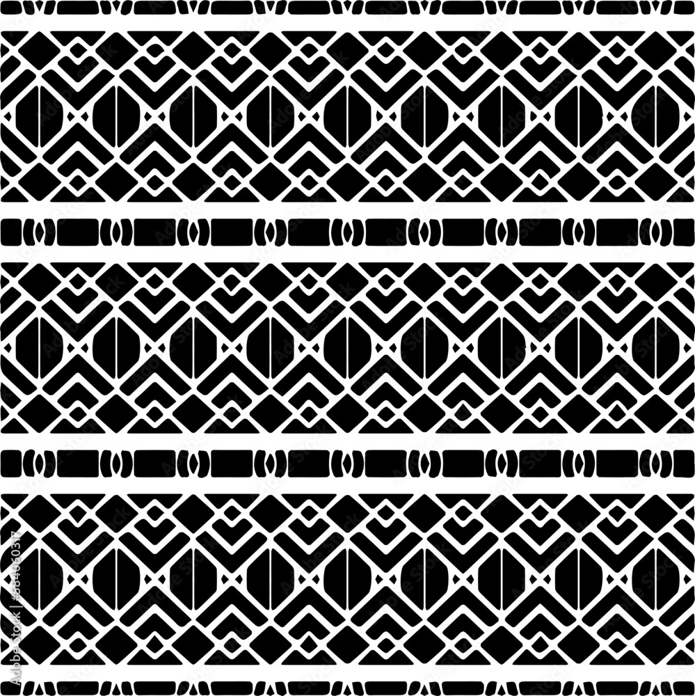 Vector geometric seamless pattern. Minimal ornamental background with abstract shapes. Black and white texture. Simple abstract ornament background. Dark repeat design for decor, fabric, cloth. Vector geometric seamless pattern. Minimal ornamental background with abstract shapes. Black and white texture. Simple abstract ornament background. Dark repeat design for decor, fabric, cloth.
