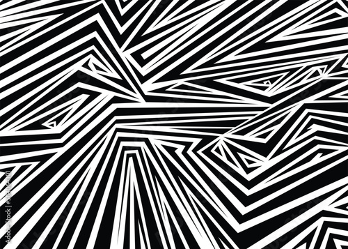 Abstract geometric pattern with lines. Vector illustration background