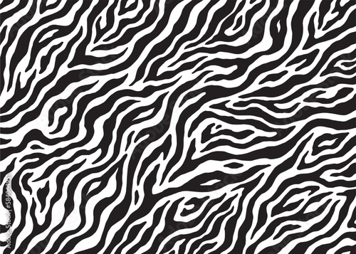 Zebra print concept pattern design. Vector illustration background.
