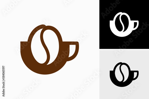 coffe mug logo vector sign photo