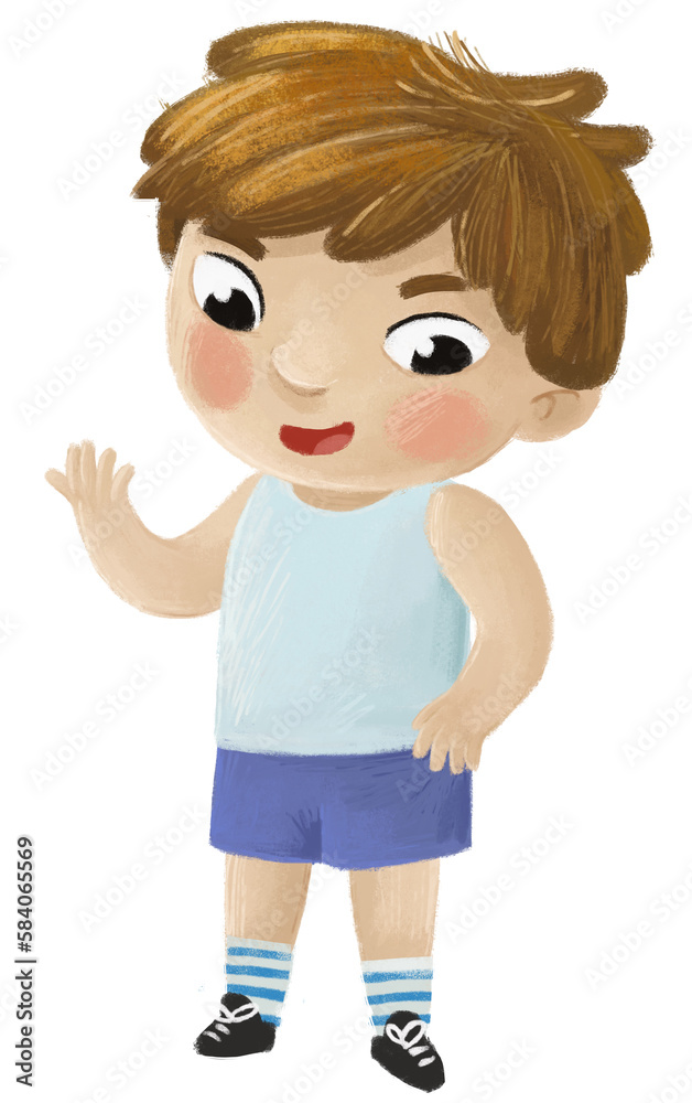 cartoon child kid boy taking off or putting on clothes by him self childhood illustration for kids cartoon child kid boy taking off or putting on clothes by him self childhood illustration for kids