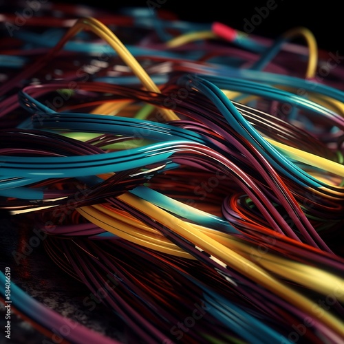 Colorful Cable Background