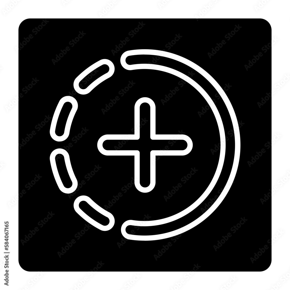 Add Story Glyph Icon Add Story Glyph Icon