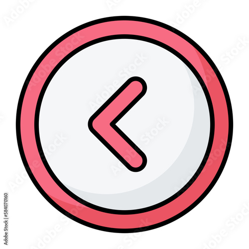 Disclosure Line Color Icon