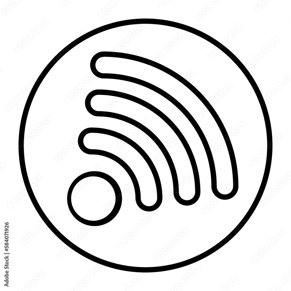 Wifi Outline Icon Wifi Outline Icon
