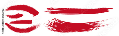 アナログタッチ素材：筆の質感　墨　インク　筆模様　波模様	
