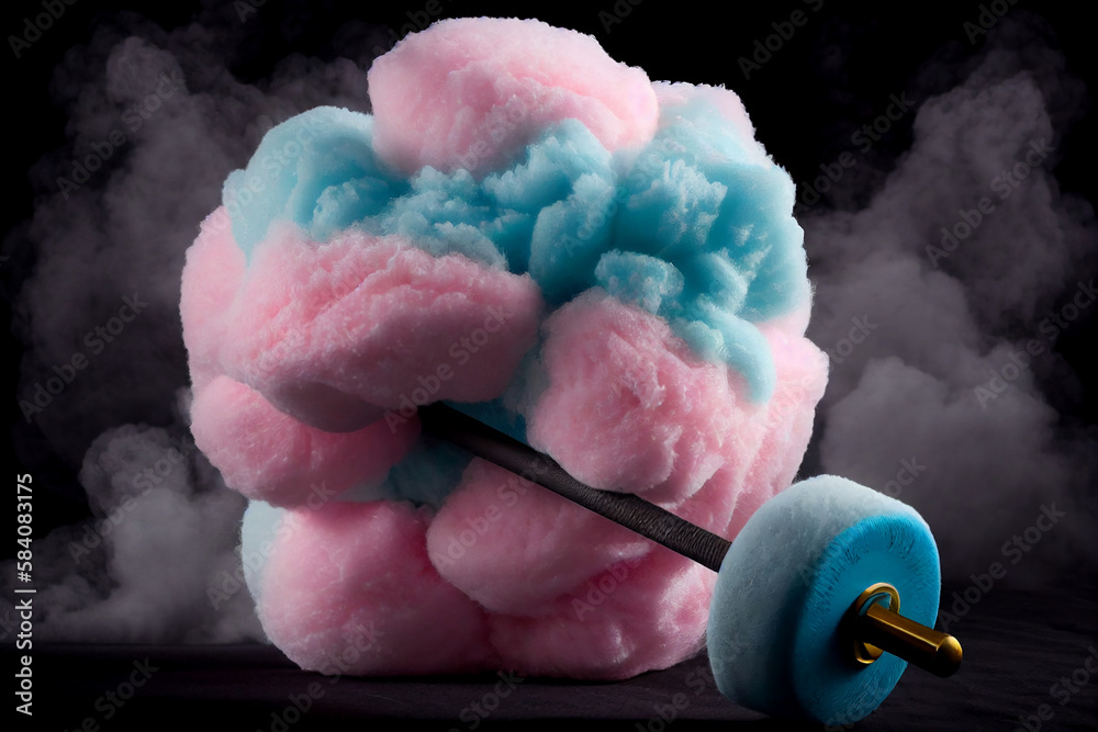 sport or sweet? dumbbell and sweet mil, funny sport diet, generative AI sport or sweet? dumbbell and sweet mil, funny sport diet, generative AI