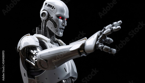 robot cyborg technology, generative ai © RJ.RJ. Wave
