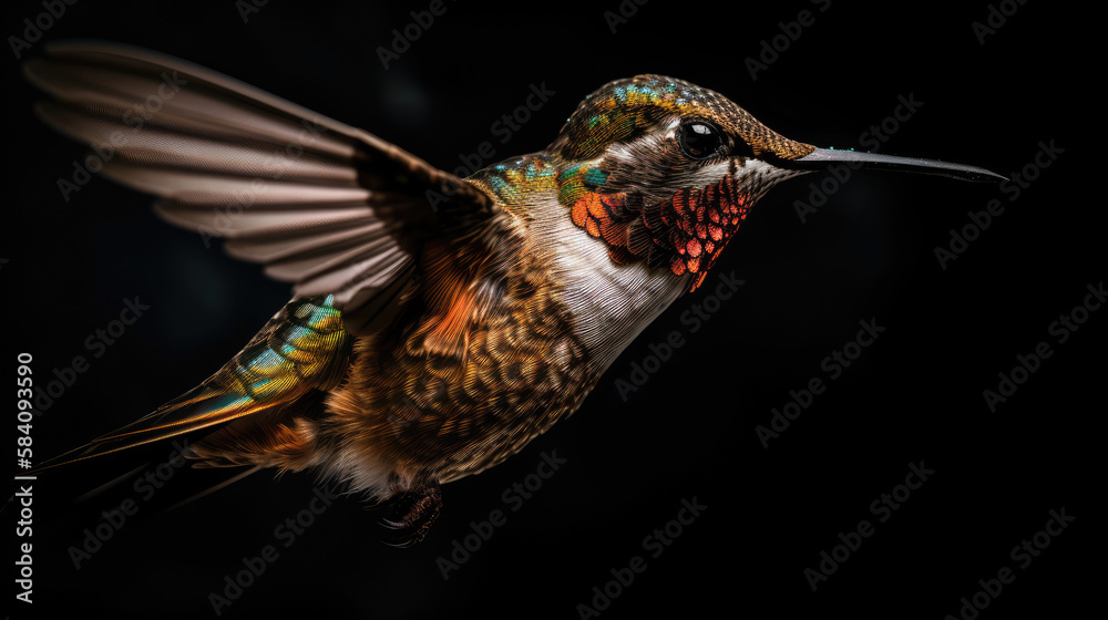 Fototapeta premium Immersive Wilderness Experience: Dive into the Depths of Pristine Nature as Majestic Wild Animals Emerge from the Shadows in 8K Ultra-High Definition Detail and Clarity