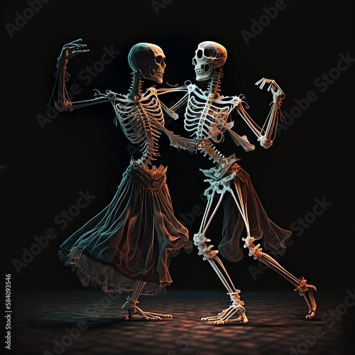 Skeletons Dancing