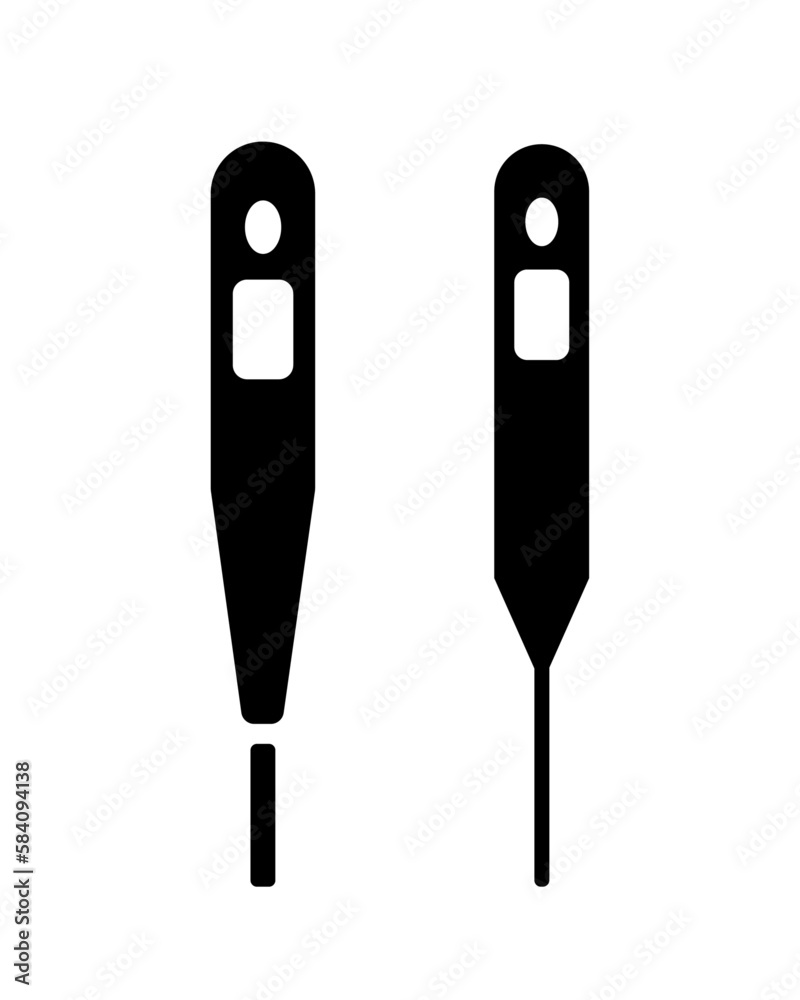 thermometer icons set thermometer icons set