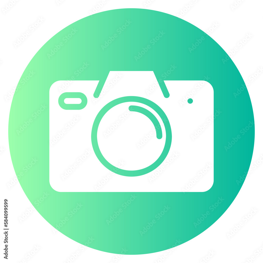 camera gradient icon camera gradient icon
