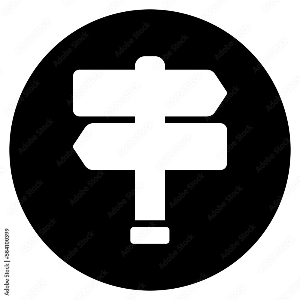 signpost glyph icon signpost glyph icon