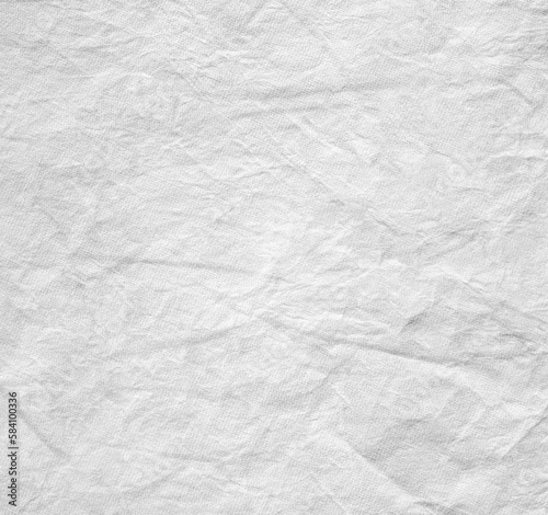 White crumpled paper texture background © Meeza