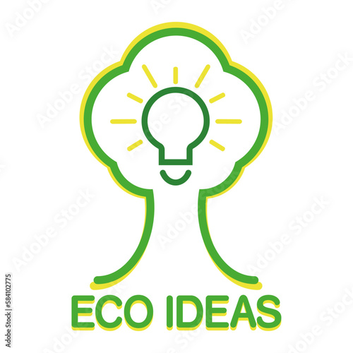 eco ideas cool minimalist logo 
