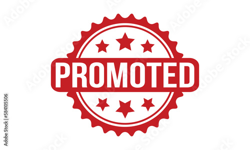 Promoted Rubber Stamp Seal Vector