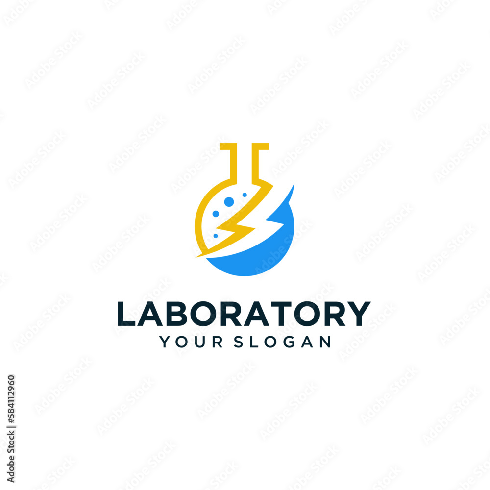 vector laboratory logo design vector laboratory logo design