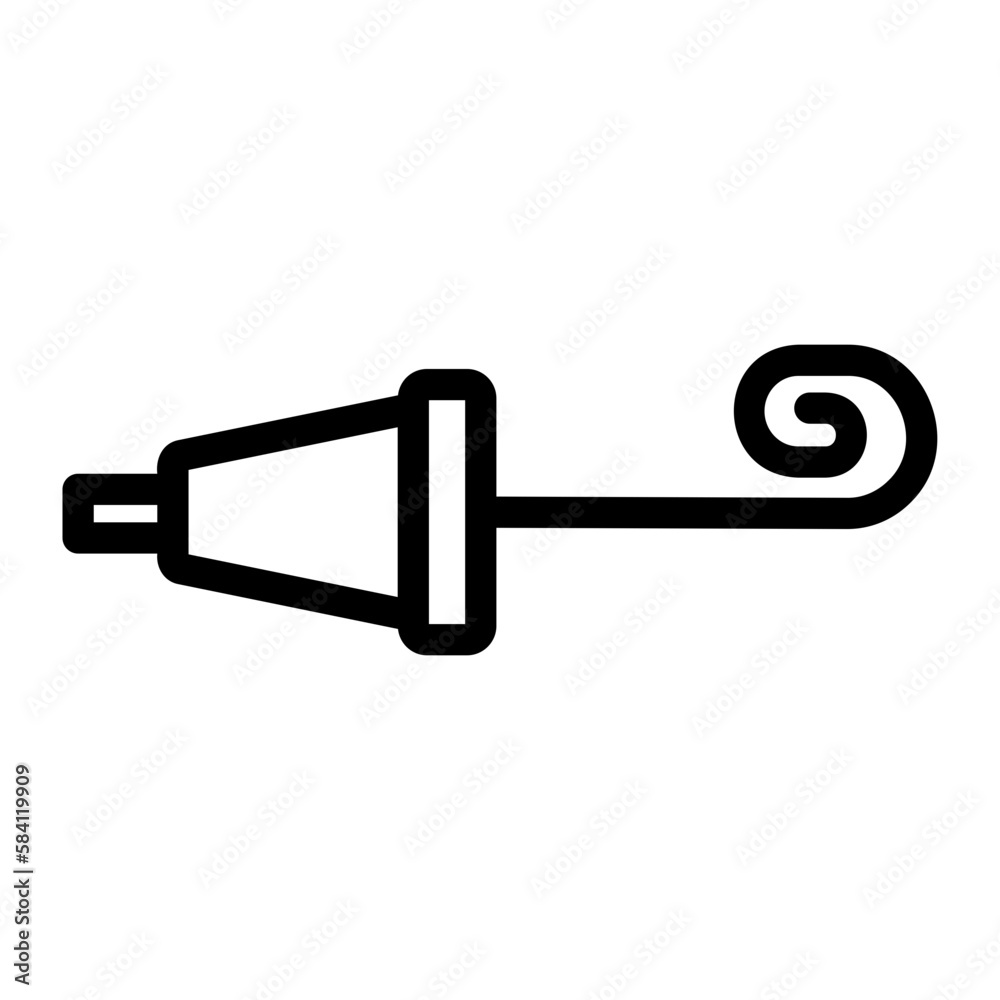 party blower line icon party blower line icon