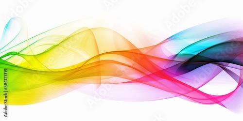 colorful abstract waves © Thiago