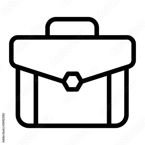 briefcase outline icon