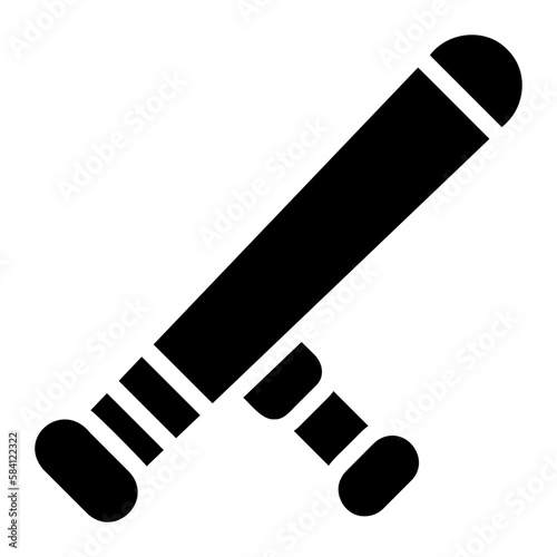 baton glyph icon