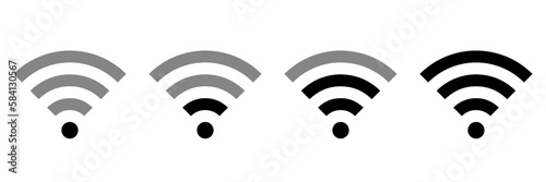  wi-fi signal vector icon