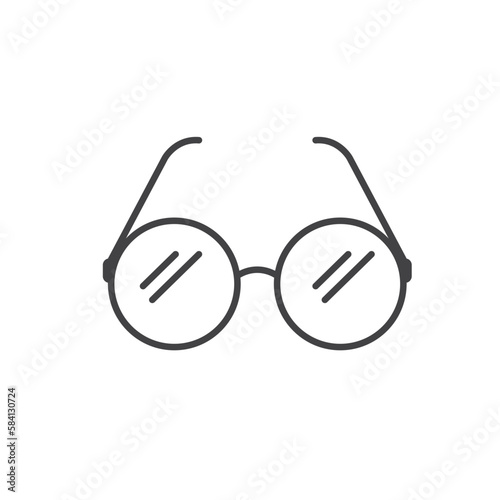 reading glasses icon vector element  design photo
