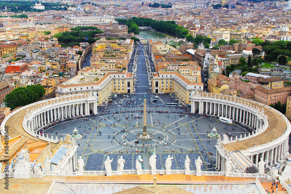 view of square in Vatican