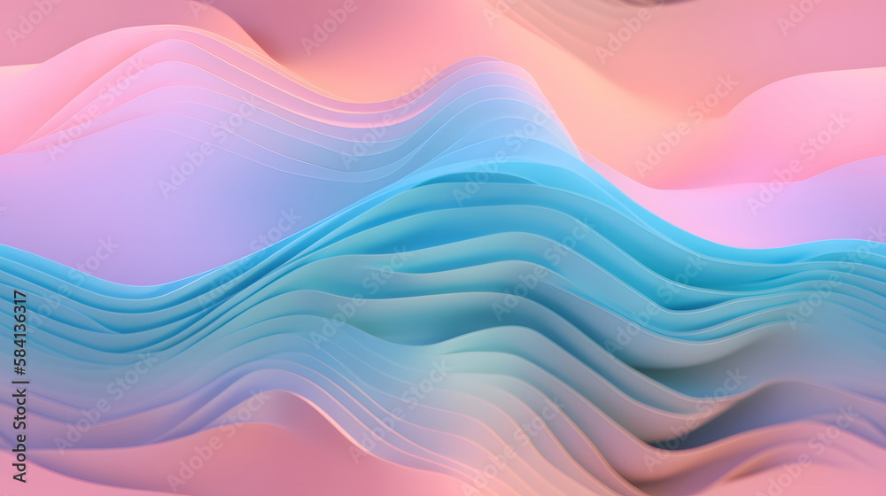 Fototapeta premium abstract texture liquid metal concept, colors, 3d rendering, with guaranteed infinite pattern in any direction