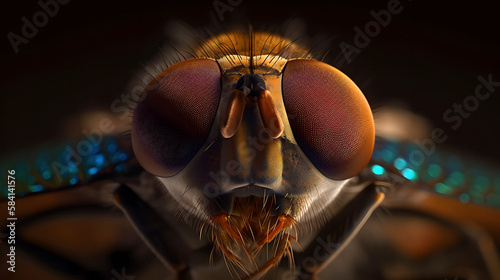 macro of a fly © Demencial Studies