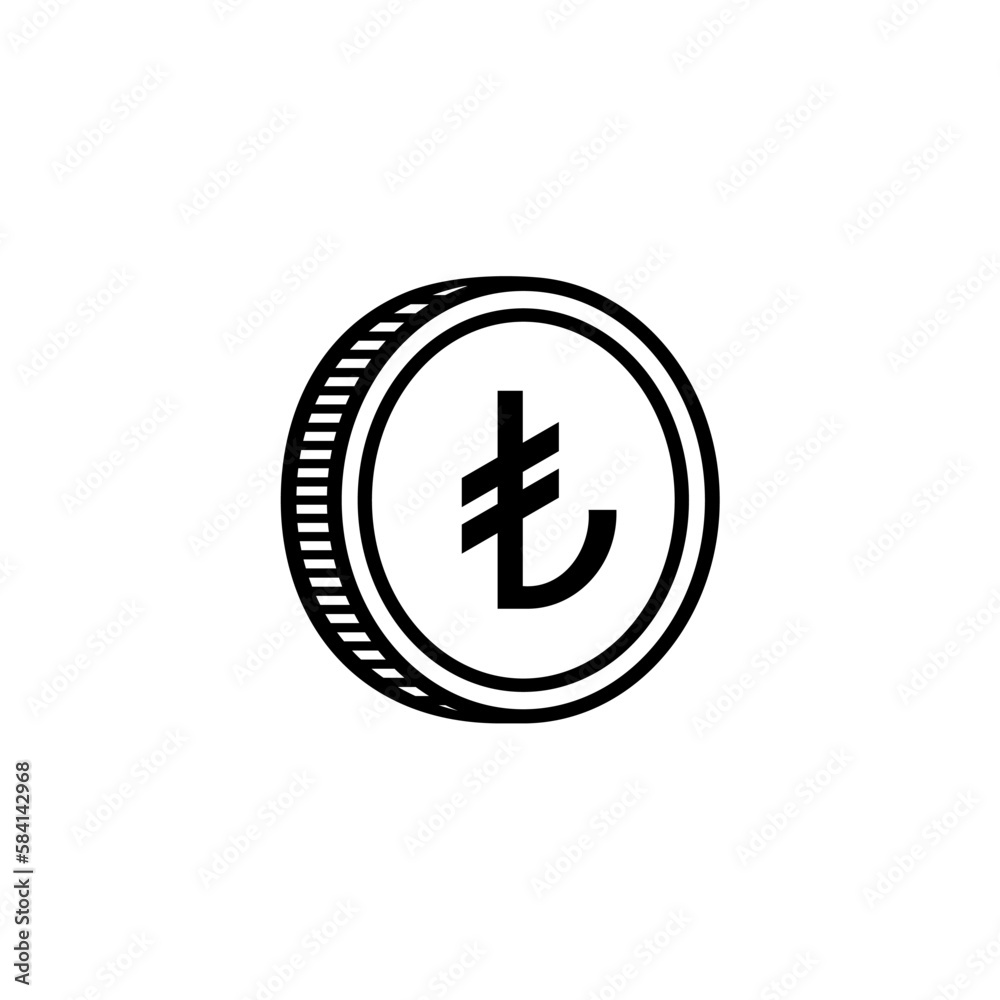 Turkey officially the Republic of Turkiye Currency Symbol, Turkish Lira Icon, TRY Sign. Vector Illustration Turkey officially the Republic of Turkiye Currency Symbol, Turkish Lira Icon, TRY Sign. Vector Illustration