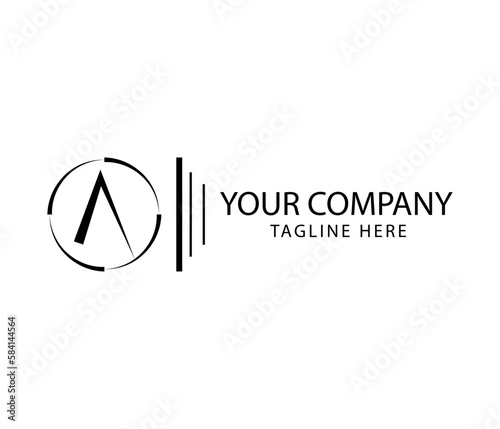 A Abstract Company Logo design template 