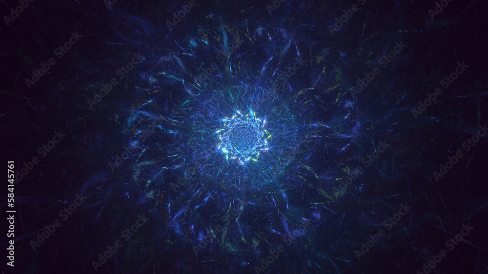 3D rendering abstract circle light background 3D rendering abstract circle light background