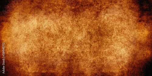 Abstract yellow wallpaper and texture vanttege background. yellow backdrop grunge texture background. Old yellow paper parchment background with distressed vintage stains and ink spatter background.