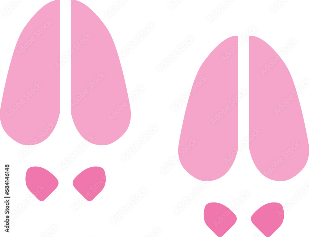 pig footprint vector image