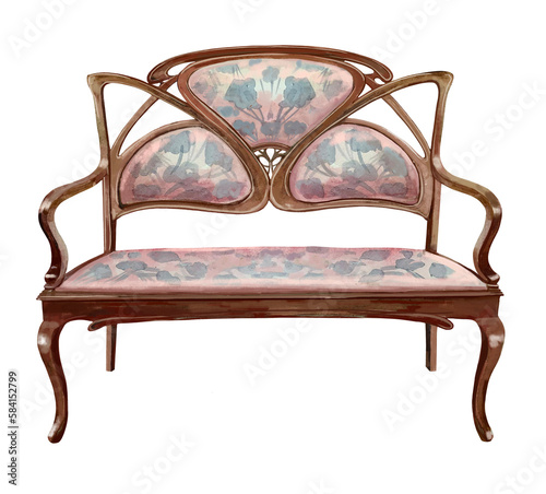 sofa isolated on white background