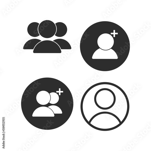 Collection of User Profile Icons for Design Elements Templates