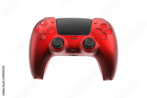 red video game controller