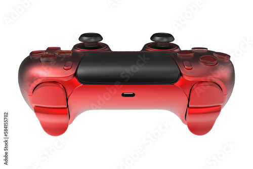 red video game controller