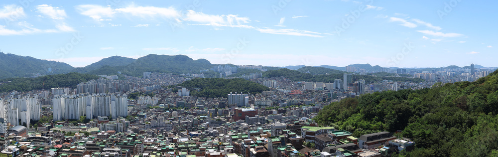 Urban Landscape in Seoul, Korea (panorama)