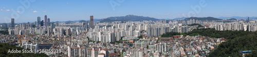 Urban Landscape in Seoul, Korea (panorama) - 02