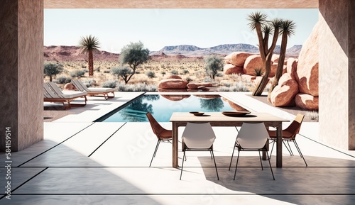 Vacation in the desert and the accommodation has a perfect location and view © Dniel