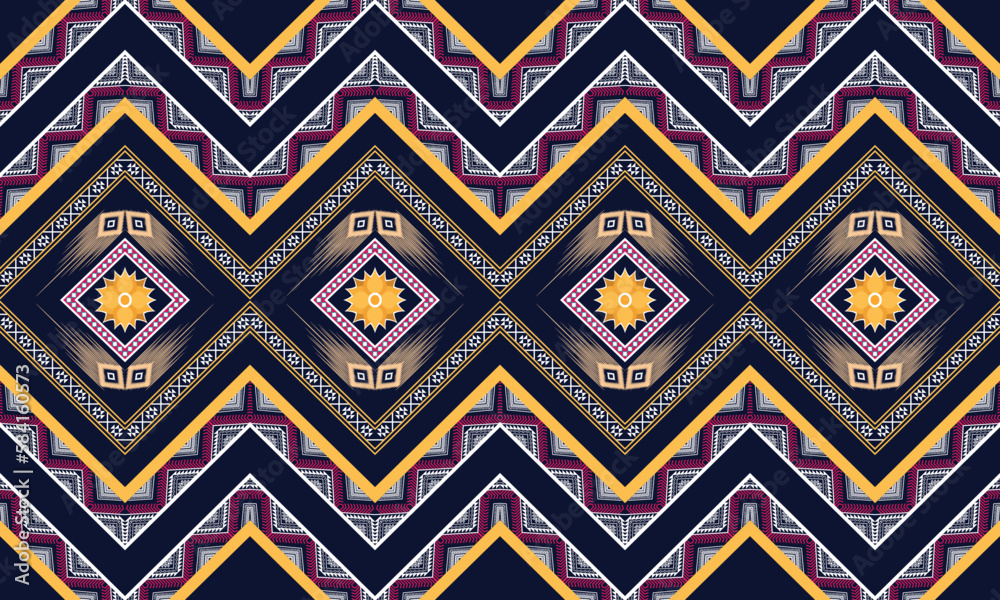 Ikat ethnic vector abstract beautiful art. Ikat seamless pattern for background,fabric,wrapping,clothing,wallpaper,Batik,carpet,embroidery style Ikat ethnic vector abstract beautiful art. Ikat seamless pattern for background,fabric,wrapping,clothing,wallpaper,Batik,carpet,embroidery style