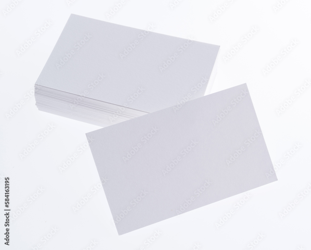 Stack white paper on white background Stack white paper on white background