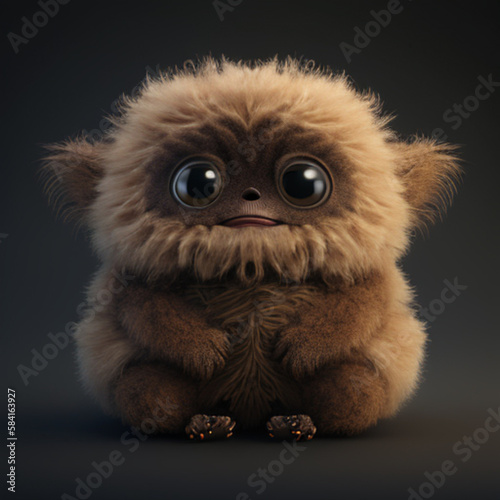 Cute Fluffy Monster © Mr
