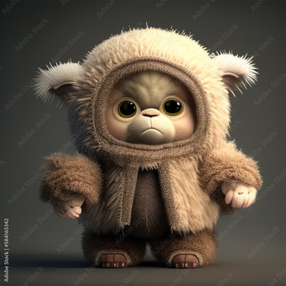 Cute Fluffy Monster
