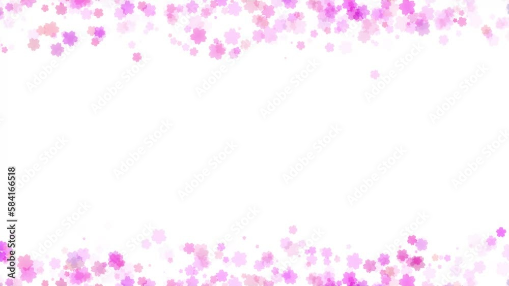 cherry blossom loop background material cherry blossom loop background material