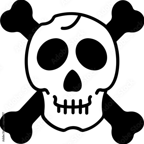 Cranial bones Trendy Color Vector Icon which can easily modify or edit

