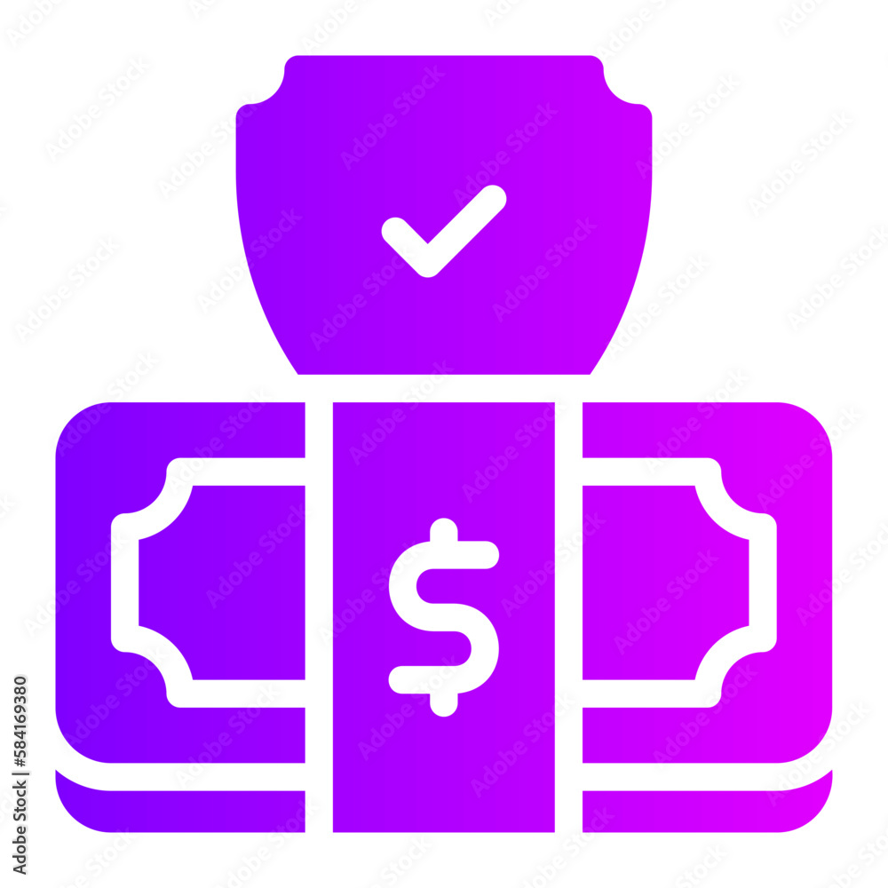 insurance gradient icon insurance gradient icon