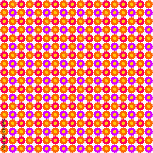 flower pattern background from geometric figure